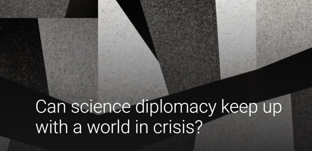 Gordon Barrett on science diplomacy in a world of crisis